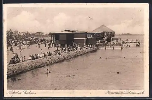 AK Cuxhaven, Nordseebad, Seebadeanstalt mit Konzertplatz
