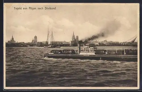 AK Stralsund, Trajekt von Rügen nach Stralsund