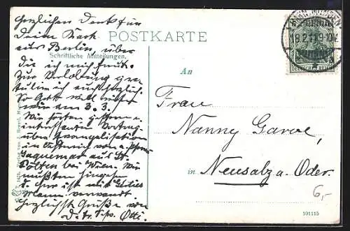 AK Hann. Münden, Gasthaus Schäferhof aus der Ferne