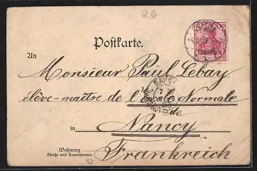 AK Gotha, Rathaus mit Strassenpartie