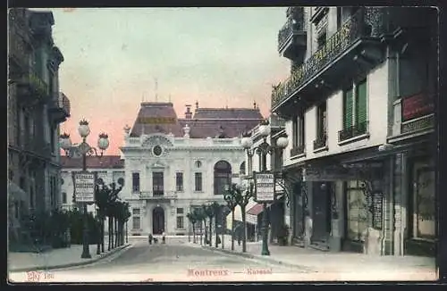 AK Montreux, Kursaal, Hotel-Pension Palmiers