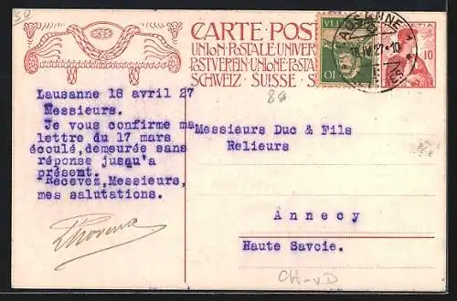 AK Inauguration du Monument com Memoratif de la Fondation l`union Postale Universelle 1909 Schweiz