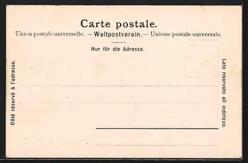 AK Kandersteg, Ortsansicht mit Blümlisalp