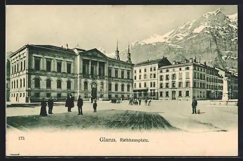 AK Glarus, Rathausplatz