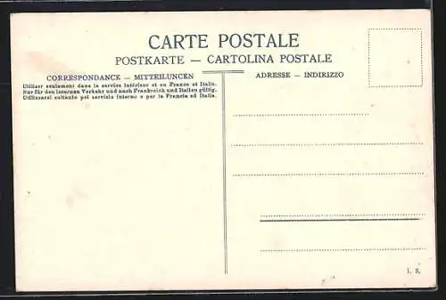 AK Davos, Ortsansicht gegen Schiahörner