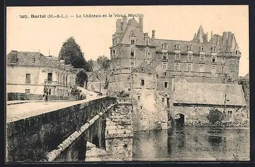 AK Durtal, Le Château et le vieux Moulin