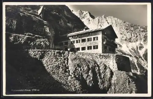 AK Karwendel-Haus, Berghütte der Sektion Männer-Turn-Verein München