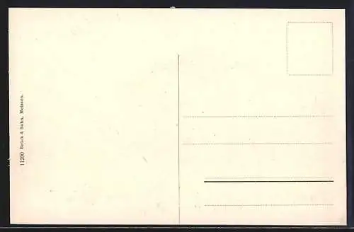 AK Warnsdorf / Varnsdorf, V. Bezirksschule und K. k. Staats-Realschule