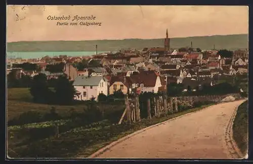 AK Apenrade, Partie vom Galgenberg