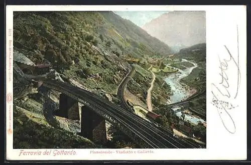 AK Ferrovia del Gottardo, Pianotondo-Viadotto e Galieria
