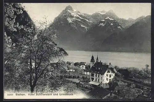 AK Sisikon, Hotel Schillerstein und Uristock