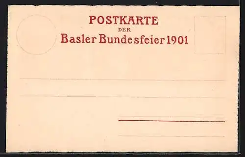 Lithographie Basel, Basler Festspiel 1901