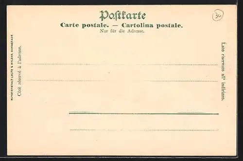 AK Thun, Rathausplatz mit Schloss