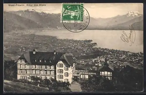 AK Mont-Pélerin, Hôtel des Alpes
