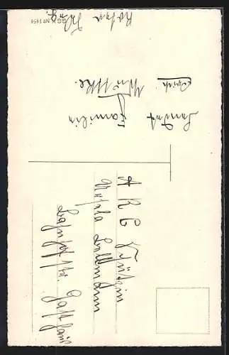 AK Glückwunsch zum ersten Schulgang, Mädchen mit Schultüte