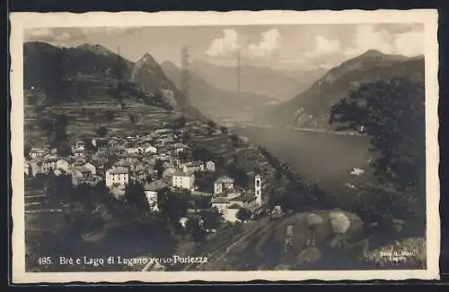 AK Brè, Lago di Lugano verso Porlezza