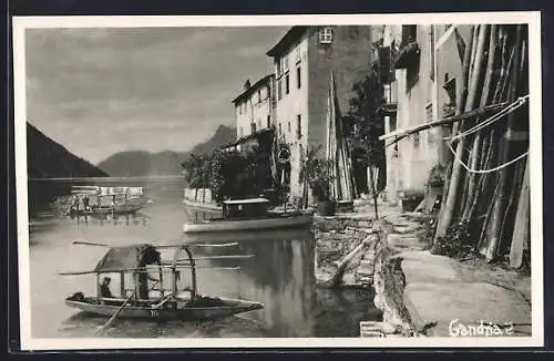 AK Gandria, Boote am Ufer