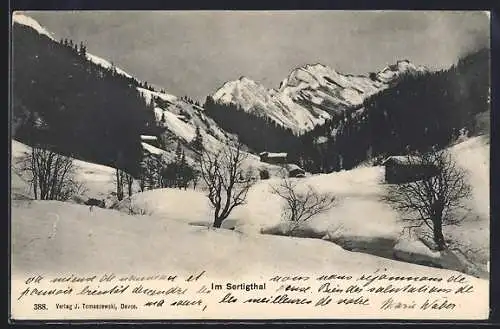 AK Davos, Sertigthal im Schnee