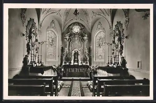 AK Zizers a. Rhein, St. Johannesstift, Innenansicht