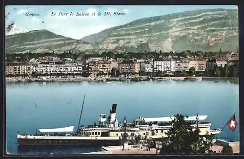 AK Genève, Le Port le Salève et le Mt. Blanc