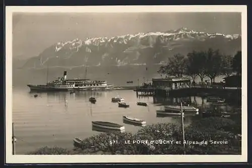 AK Ouchy, Le Port et Alpes de Savoie
