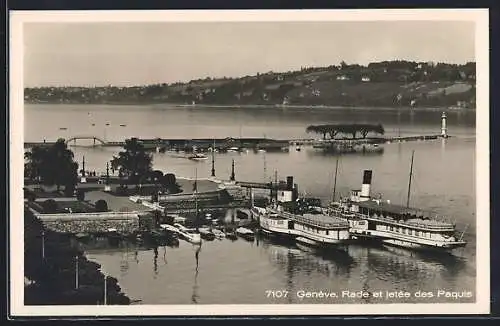 AK Genéve, Rade et jetée des Paquis