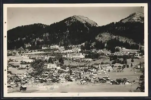 AK Leysin, Panorama mit Bergen