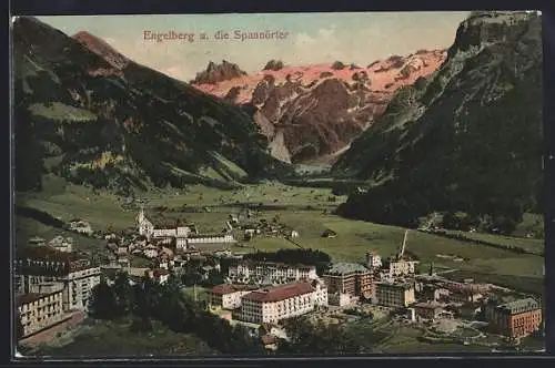 AK Engelberg, Teilansicht und die Spannörter