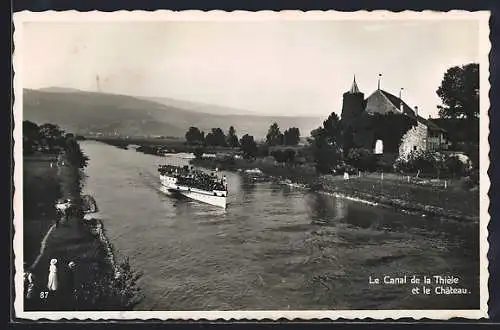 AK Thielle, Le Canal de la Thiéle et le Château