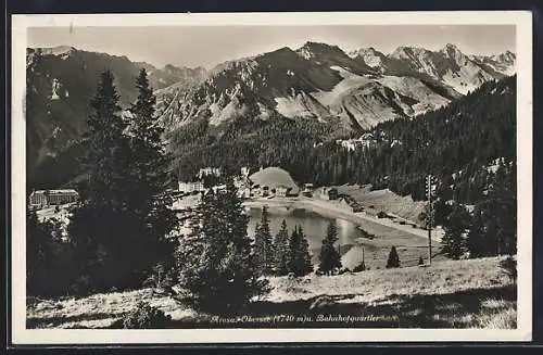 AK Arosa /Obersee, Bahnhofquartier