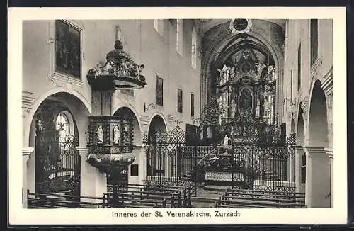 AK Zurzach, Inneres der St. Verenakirche