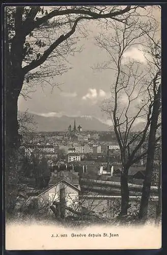 AK Genève, La Ville depuis St. Jean