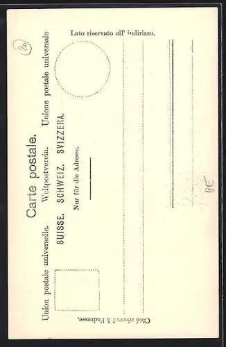 AK Bern, Partie am Zähringerbrunnen