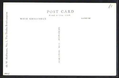 AK The Union Castle Mail Steamship Co`s RMMV Winchester Castle, Passagierschiff