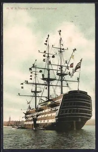 AK Portsmouth, HMS Victory in the Harbor, Kriegsschiff