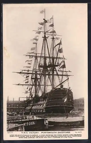 AK Portsmouth, HMS Victory in the Dockyard, Kriegsschiff