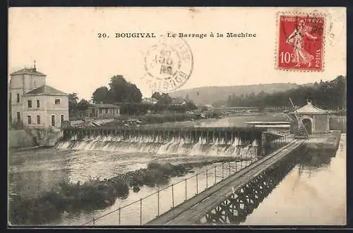 AK Bougival, Le Barrage à la Machine