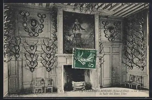 AK La Celle-les-Bordes, Le manoir la Salle des Deux Têtes