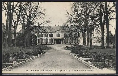 AK La Celle-Saint-Cloud, Le Château Pescatore