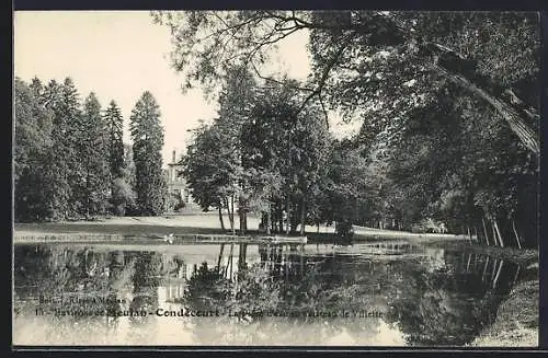 AK Meulan-Condécourt, Le parc et l`étang de Villette