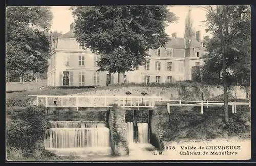 AK Chevreuse, Château de Mauvières et cascade pittoresque