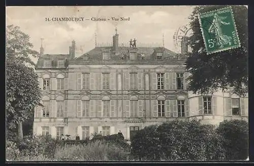 AK Chambourcy, Château, Vue Nord