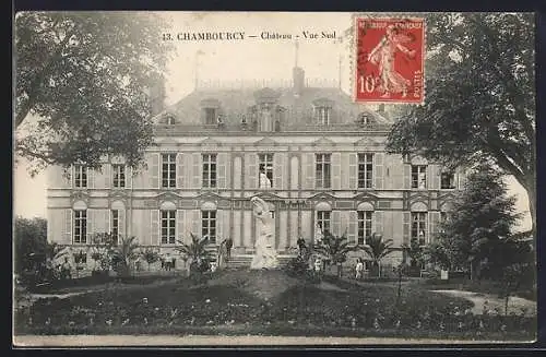 AK Chambourcy, Château, Vue Sud