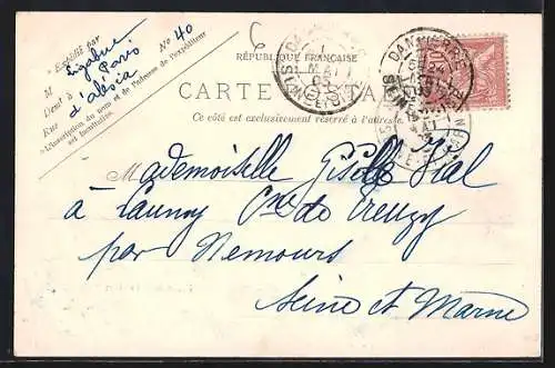 AK Chevreuse, Église Saint Lambert dans la vallée verdoyante