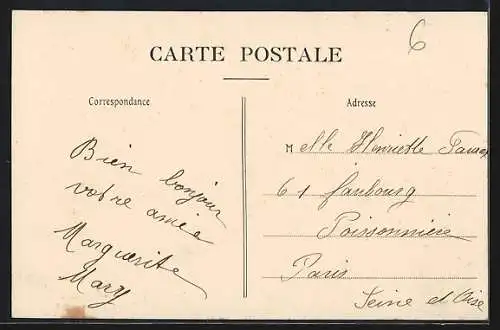 AK Bonneville, Vue générale du Château près de Civry-la-Forêt