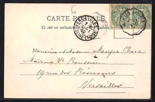 AK Conflans-Sainte-Honorine, La Mairie avec architecture historique et détails élégants