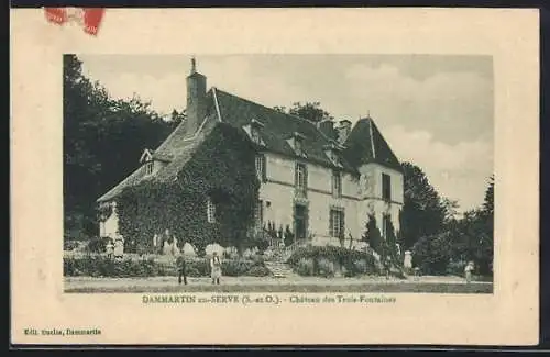 AK Dammartin-en-Serve, Château des Trois-Fontaines