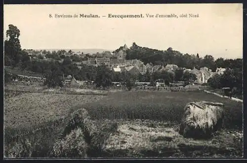 AK Évecquemont, Vue d`ensemble côté Nord