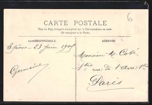AK Épône, Vue générale prise de la Terrasse du Château