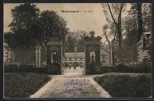 AK Maurecourt, Entrée du château Le Fay